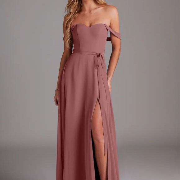 Pink Azazie dress - Picture 1 of 4